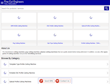 Tablet Screenshot of finecutengineer.com